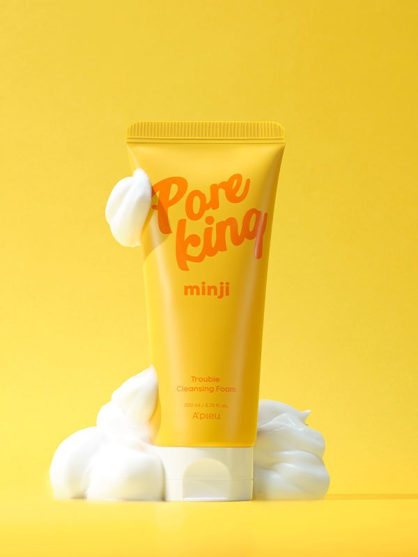 APIEU Pore King Minji Trouble Cleansing Foam 200ml Lakinza K-beauty