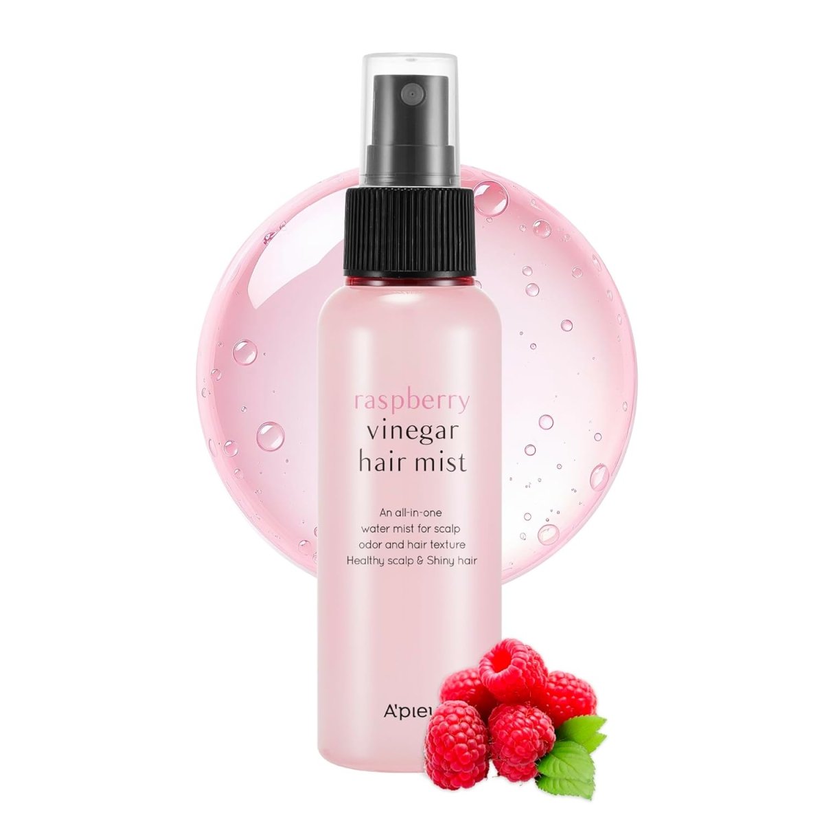 APIEU Raspberry Vinegar Hair Mist 105ml Lakinza K-beauty