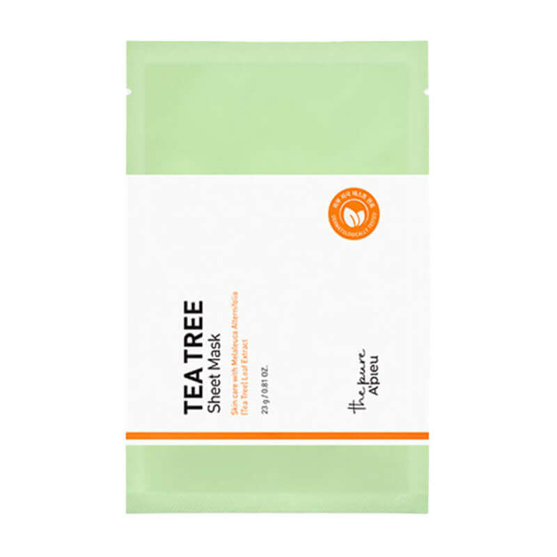 APIEU The Pure Tea Tree Sheet Mask 23g Lakinza K-beauty