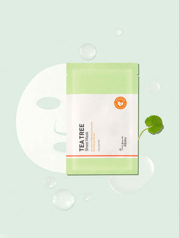 APIEU The Pure Tea Tree Sheet Mask 23g Lakinza K-beauty