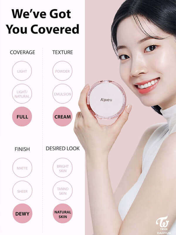 APIEU Waterlock Cushion 15g Lakinza K-beauty