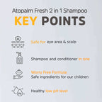 Atopalm Fresh 2 in 1 Shampoo for Kids 460ml