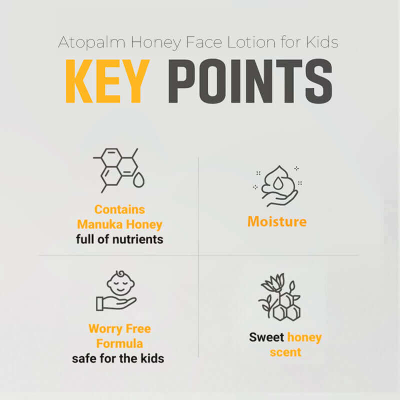 Atopalm Honey Face Lotion for Kids 150ml Lakinza K-beauty