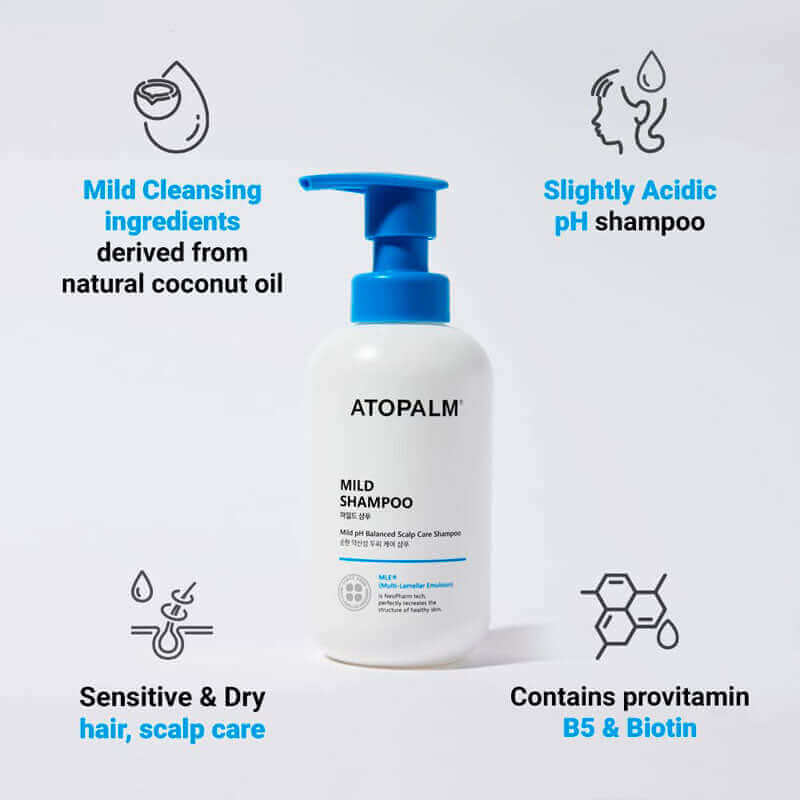 Atopalm Mild Shampoo 300ml Lakinza K-beauty