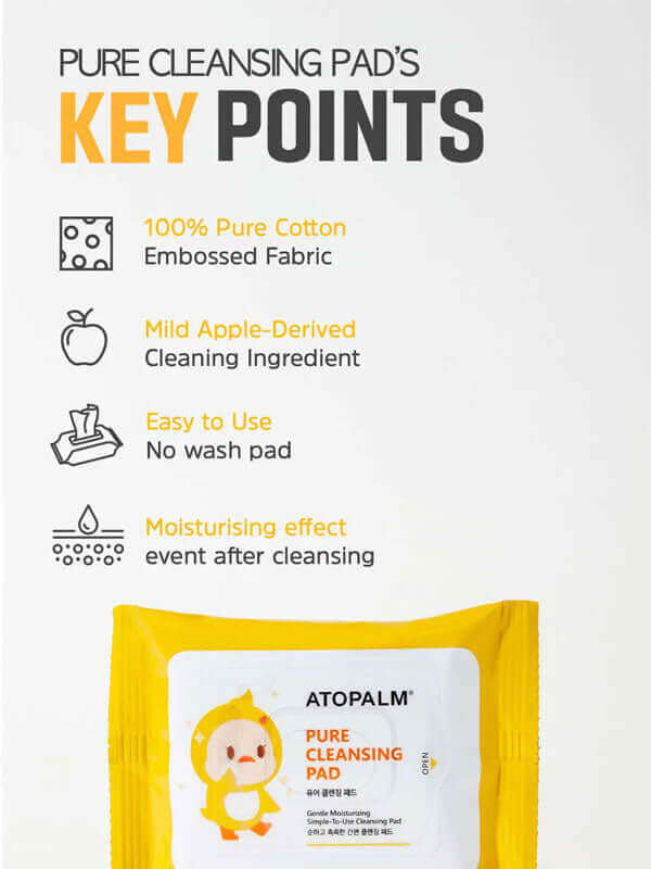 Atopalm Pure Cleansing Pad 30pads Lakinza K-beauty
