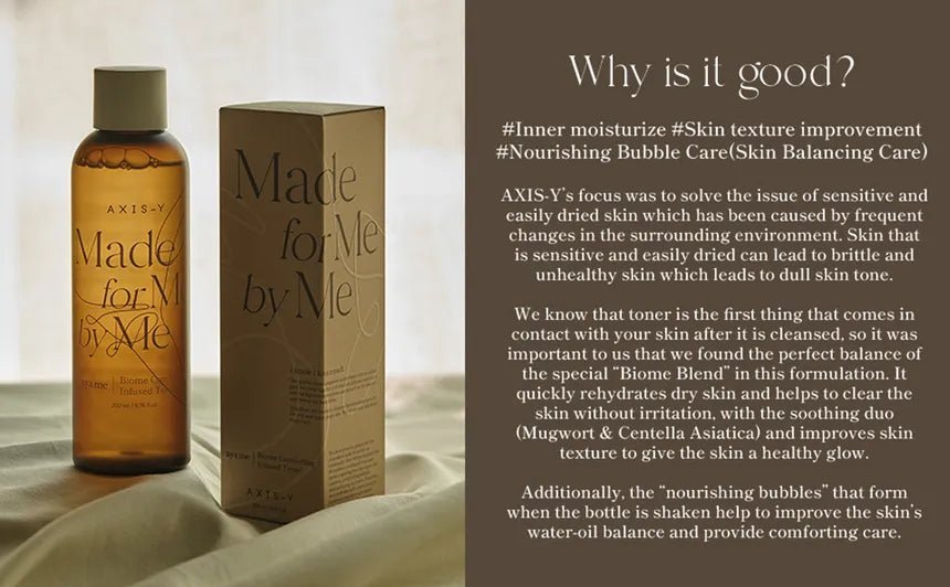 Axis-Y Biome glowing Skincare Routine Set Lakinza K-beauty