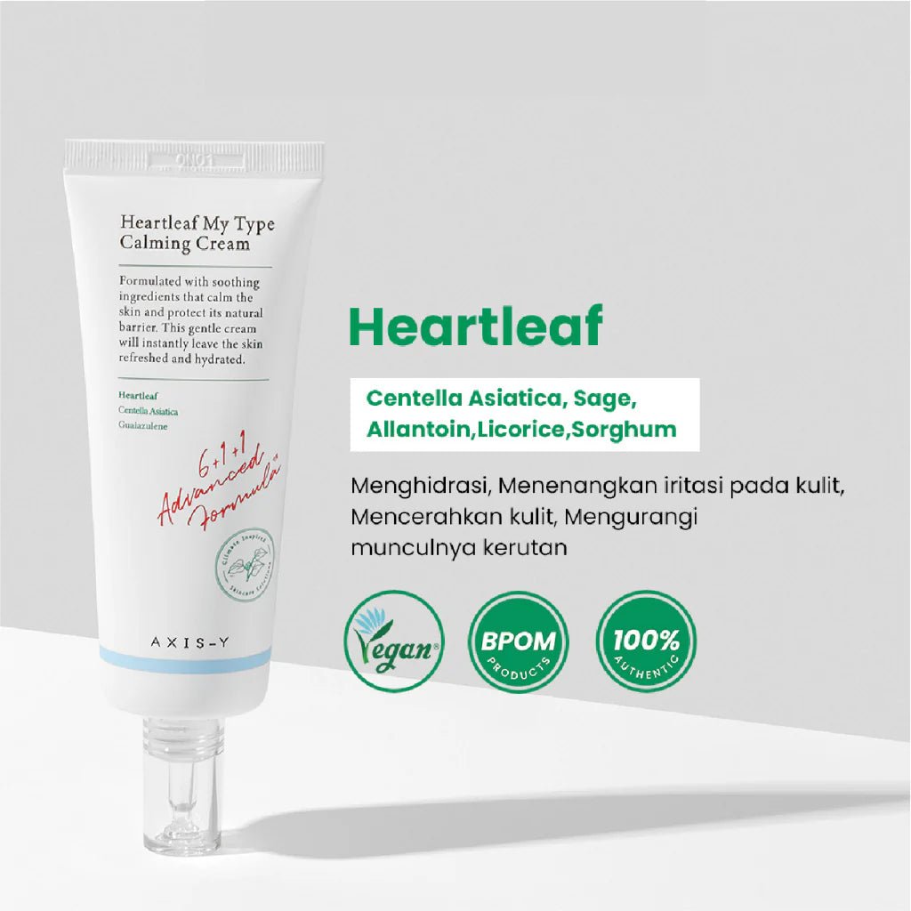 Axis-y Heartleaf My-Type Calming Cream 60ml Lakinza K-beauty
