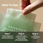 Axis-y Mugwort Green Vital Energy Complex Sheet Mask 27ml Lakinza K-beauty