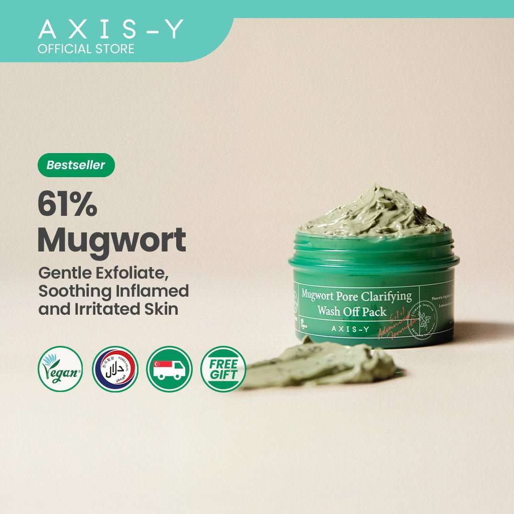 Axis-y Mugwort Pore Clarifying Wash Off Pack 100ml Lakinza K-beauty