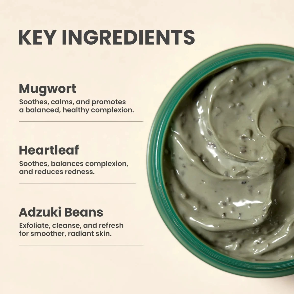 Axis - y Mugwort Pore Clarifying Wash Off Pack 100ml | Lakinza K - beauty Canada