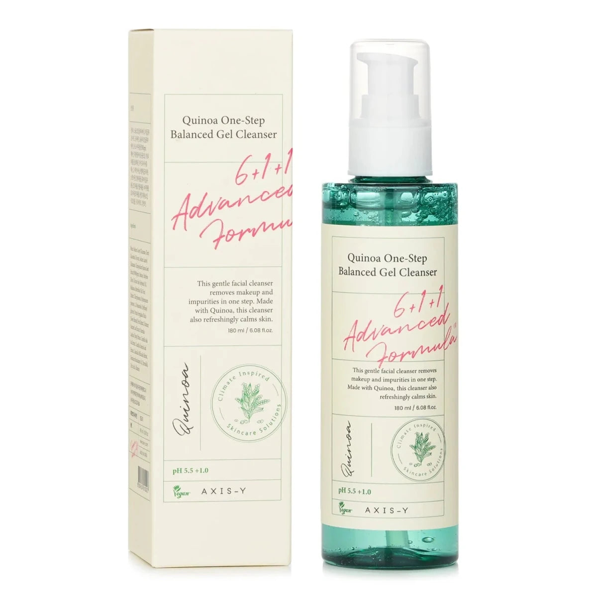 Axis - y Quinoa One - Step Balanced Gel Cleanser 180ml | Lakinza K - beauty Canada