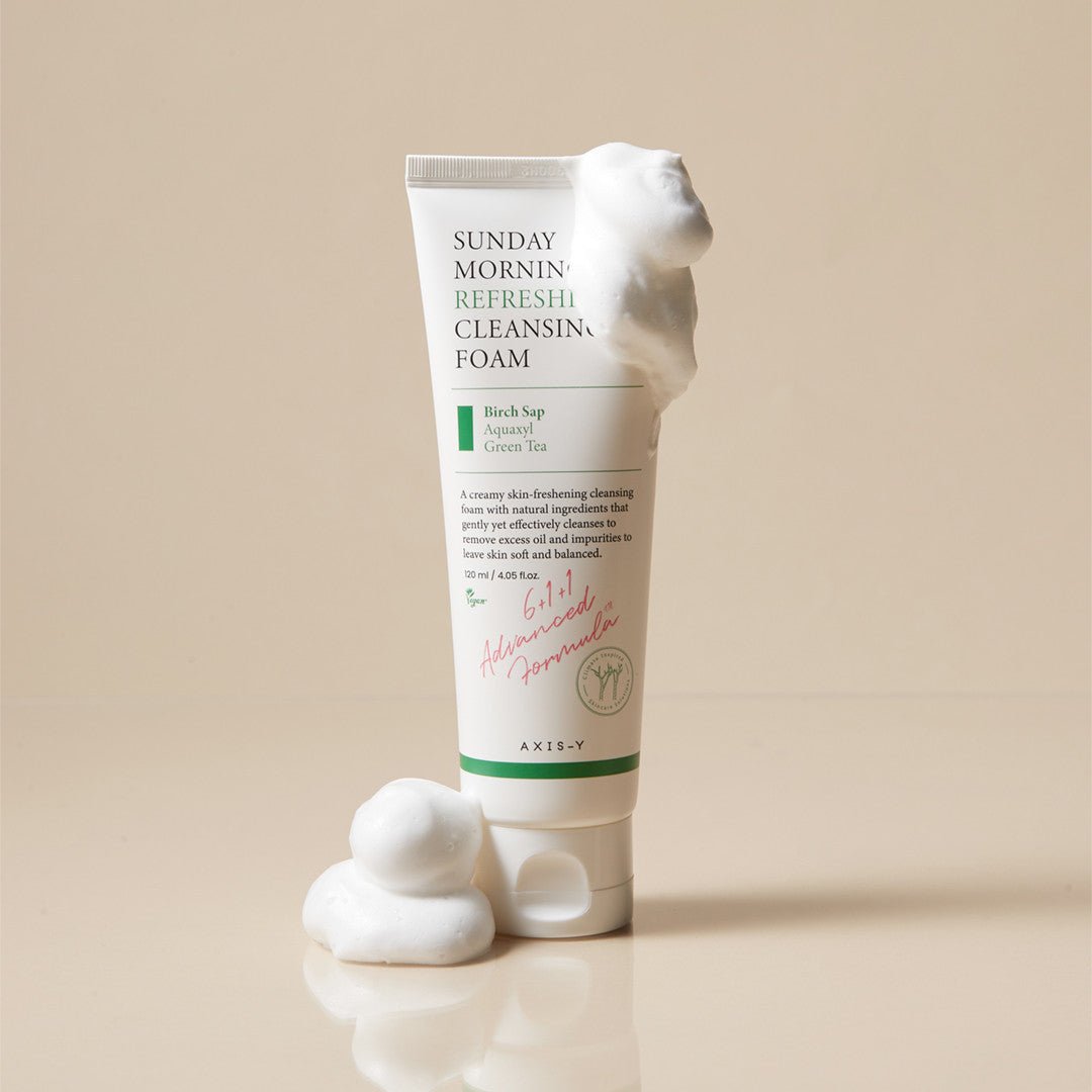 Axis-y Sunday Morning Refreshing Cleansing Foam 120ml Lakinza K-beauty