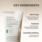 Axis-y Sunday Morning Refreshing Cleansing Foam 120ml Lakinza K-beauty