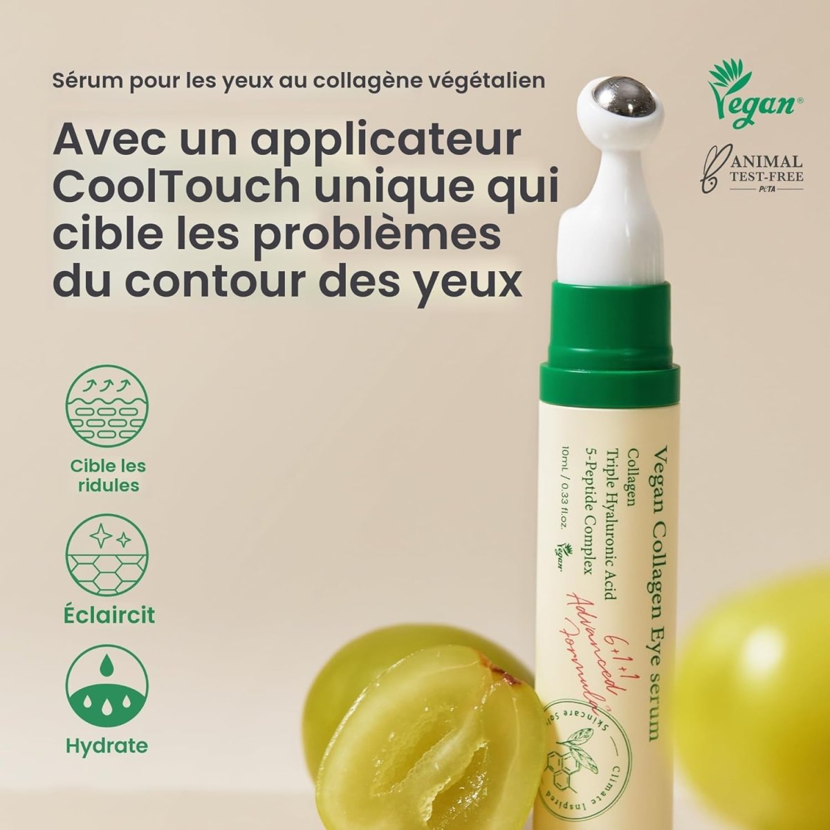 Axis - y Vegan Collagen Eye Serum 10ml | Lakinza K - beauty Canada