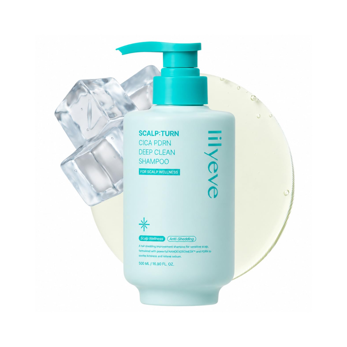 Lilyeve Scalp:Turn Cica PDRN Deep Clean Shampoo 500ml-1