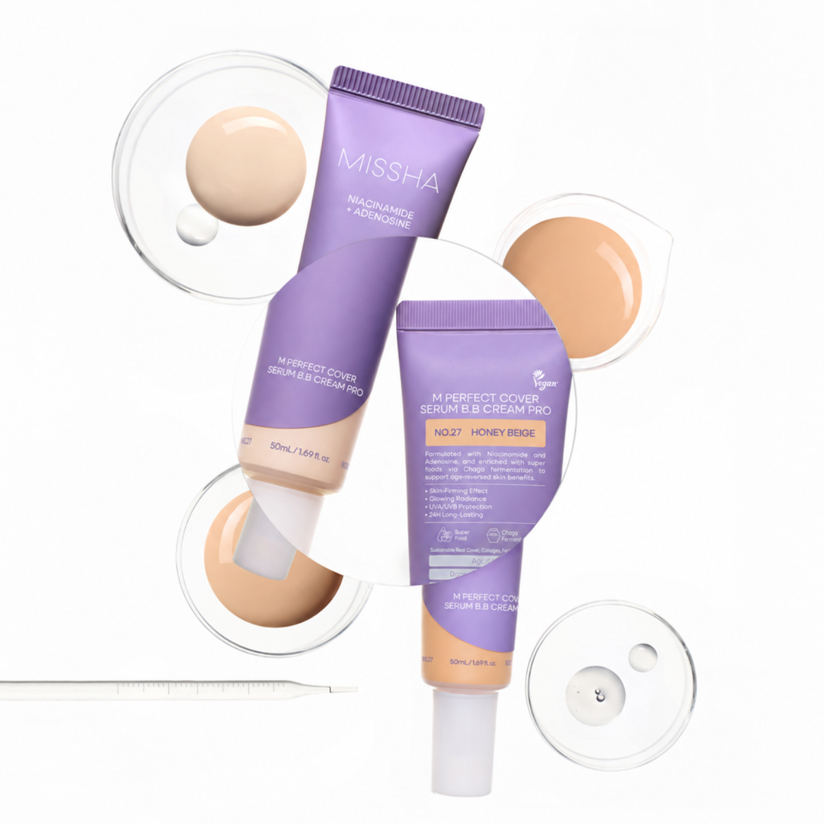 MISSHA M Perfect Cover Serum BB Cream Pro 50ml-0