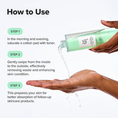 Beauty of Joseon Green Plum Refreshing Toner : AHA + BHA 150ml | Lakinza K - beauty Canada