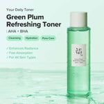 Beauty of Joseon Green Plum Refreshing Toner : AHA + BHA 150ml Lakinza K-beauty