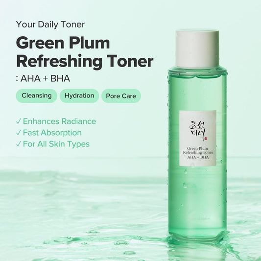 Beauty of Joseon Green Plum Refreshing Toner : AHA + BHA 150ml | Lakinza K - beauty Canada
