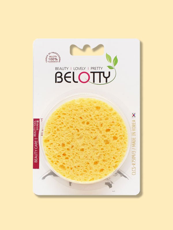 Belotty Cleansing Sponge 3pcs Lakinza K-beauty