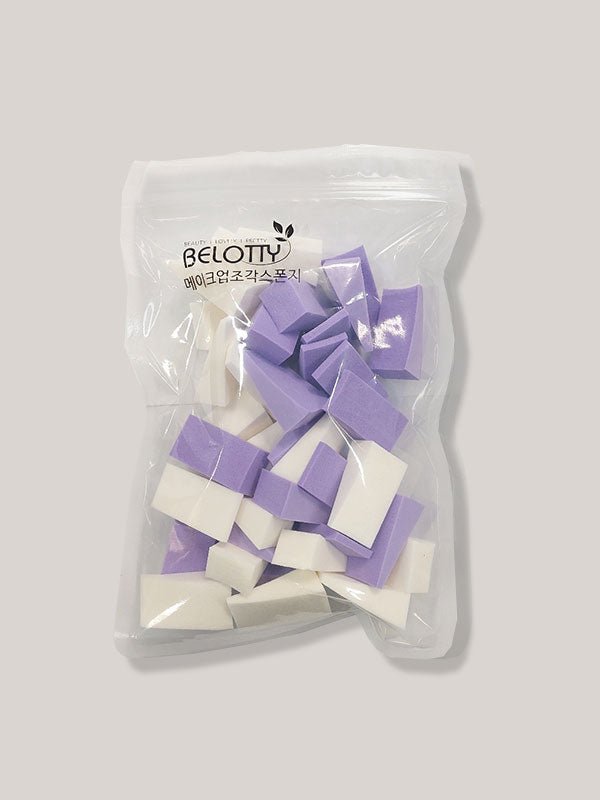 Belotty Cosmetic Sponge 40pcs Lakinza K-beauty