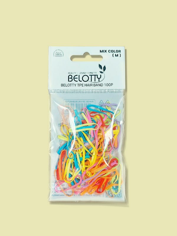 Belotty Elastic Hair Tie Mix Lakinza K-beauty