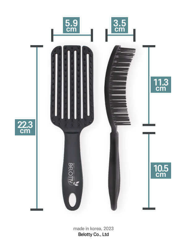 Belotty Elastoma Vent Brush Lakinza K-beauty