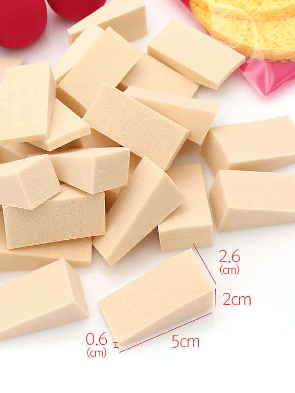 Belotty NR Cosmetic Sponge 100pcs Lakinza K-beauty