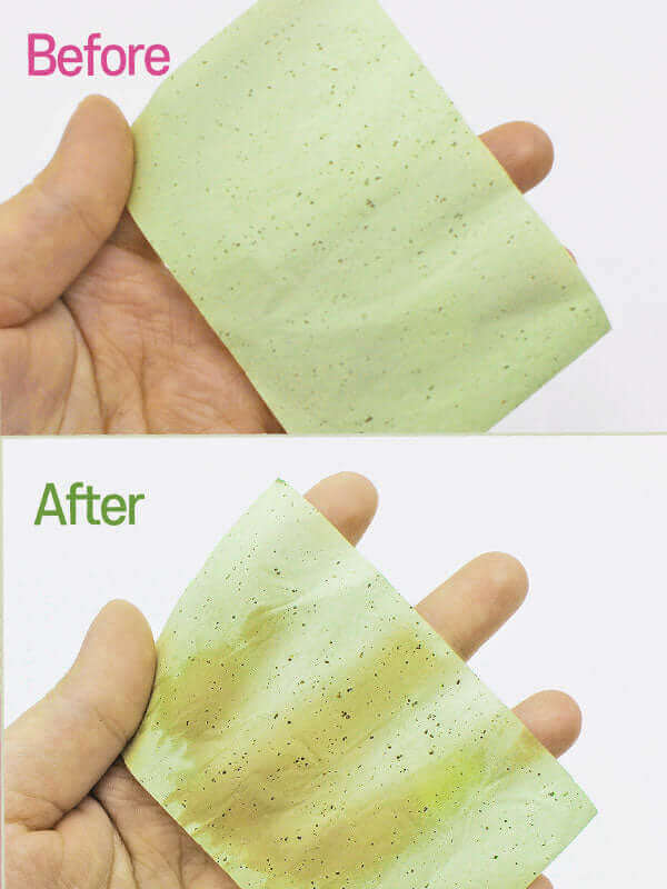 Belotty Oil Blotting Papers with Green Tea 100pcs Lakinza K-beauty