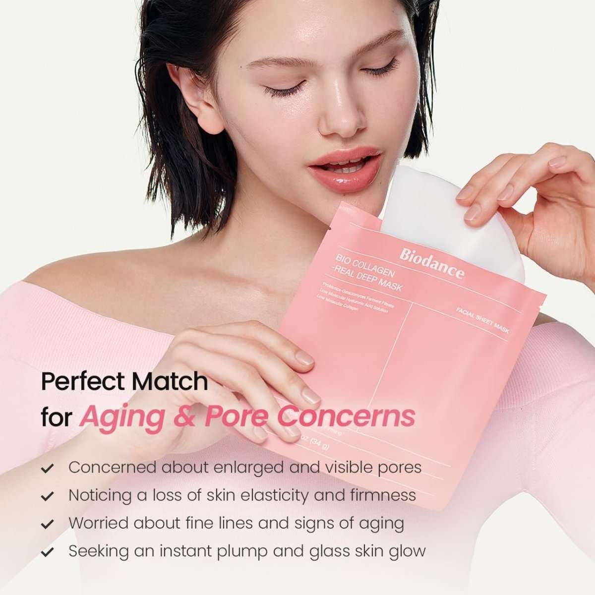 Biodance Bio-Collagen Real Deep Mask 34g Lakinza K-beauty