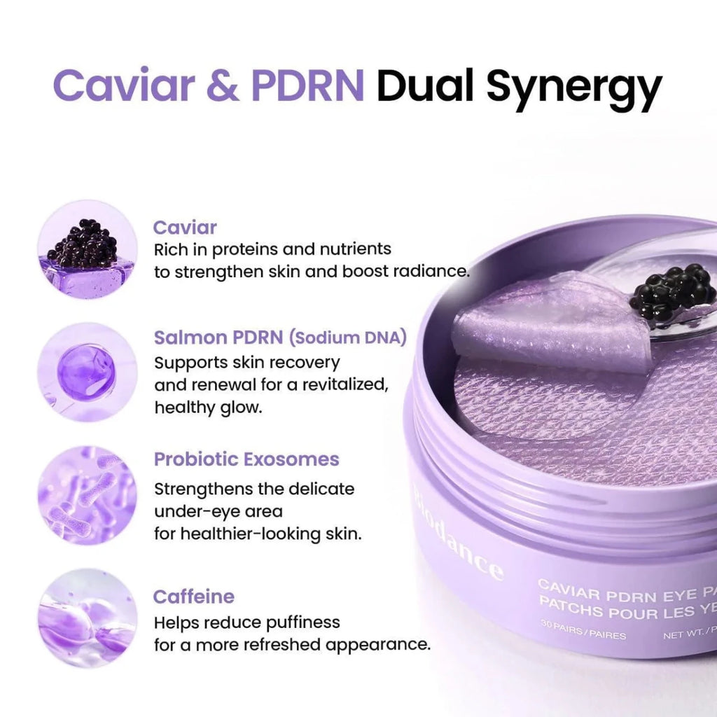Biodance Caviar PDRN Eye Patches 30pcs | Lakinza K-beauty Canada
