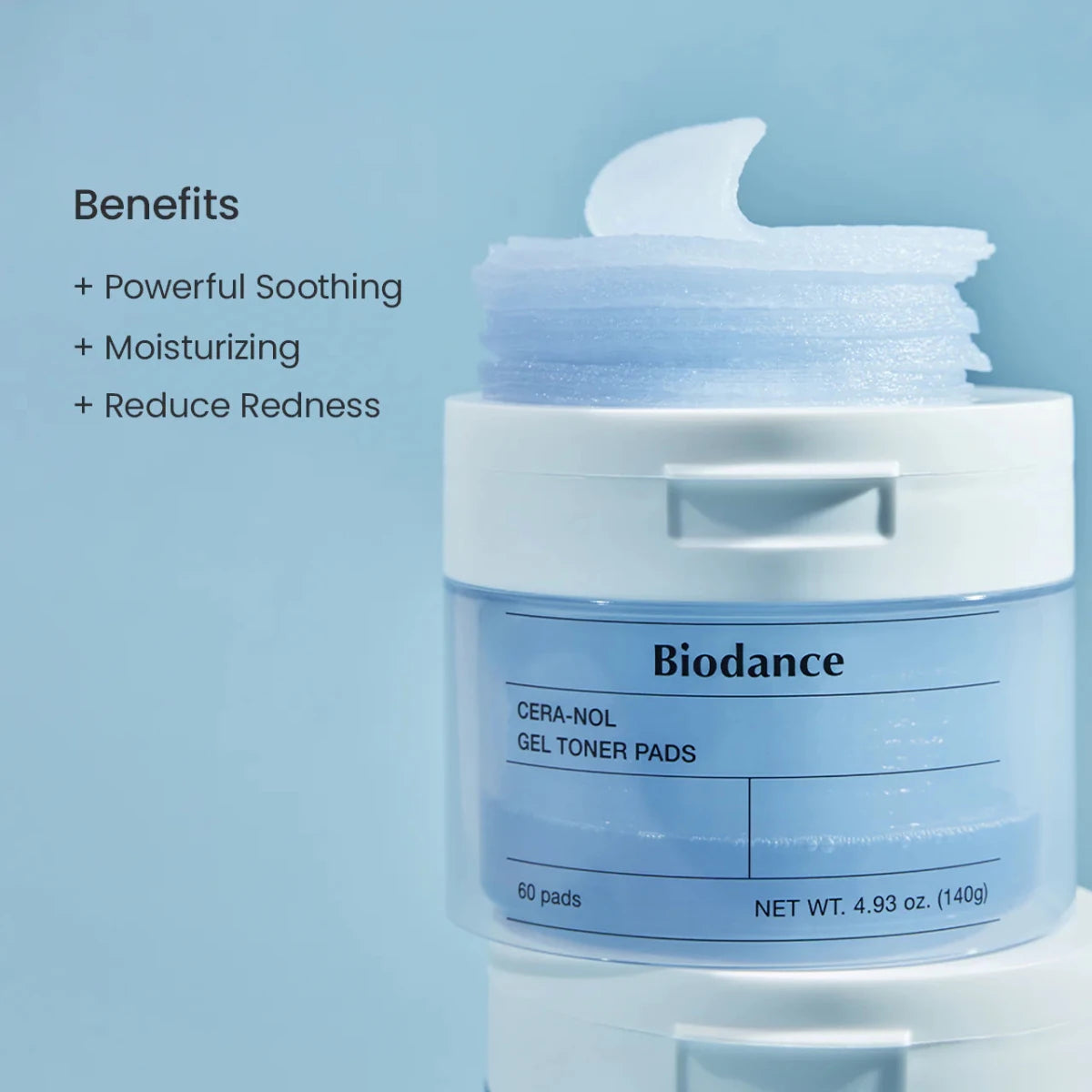 Biodance Cera - nol Gel Toner Pads 140g / 60pads | Lakinza K - beauty Canada
