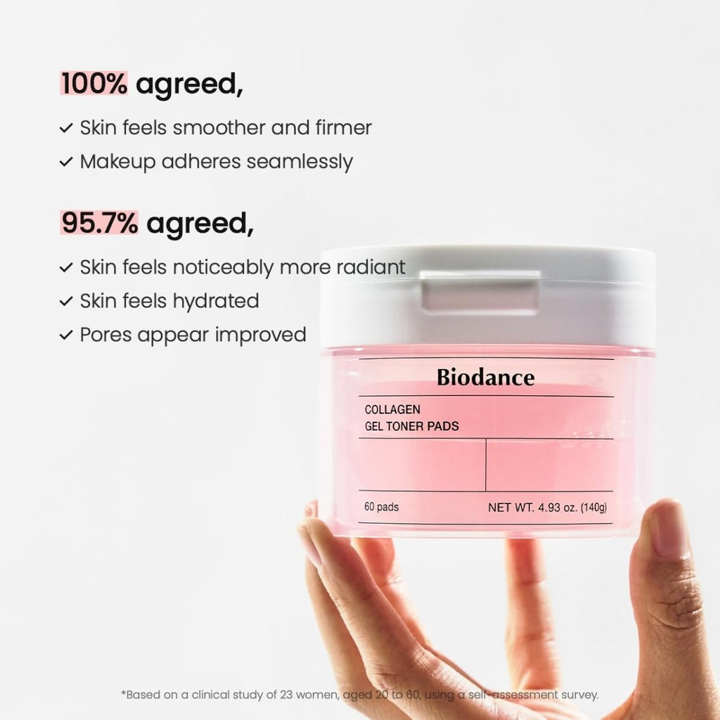 Biodance Collagen Gel Toner Pads 140g / 60pads | Lakinza K - beauty Canada