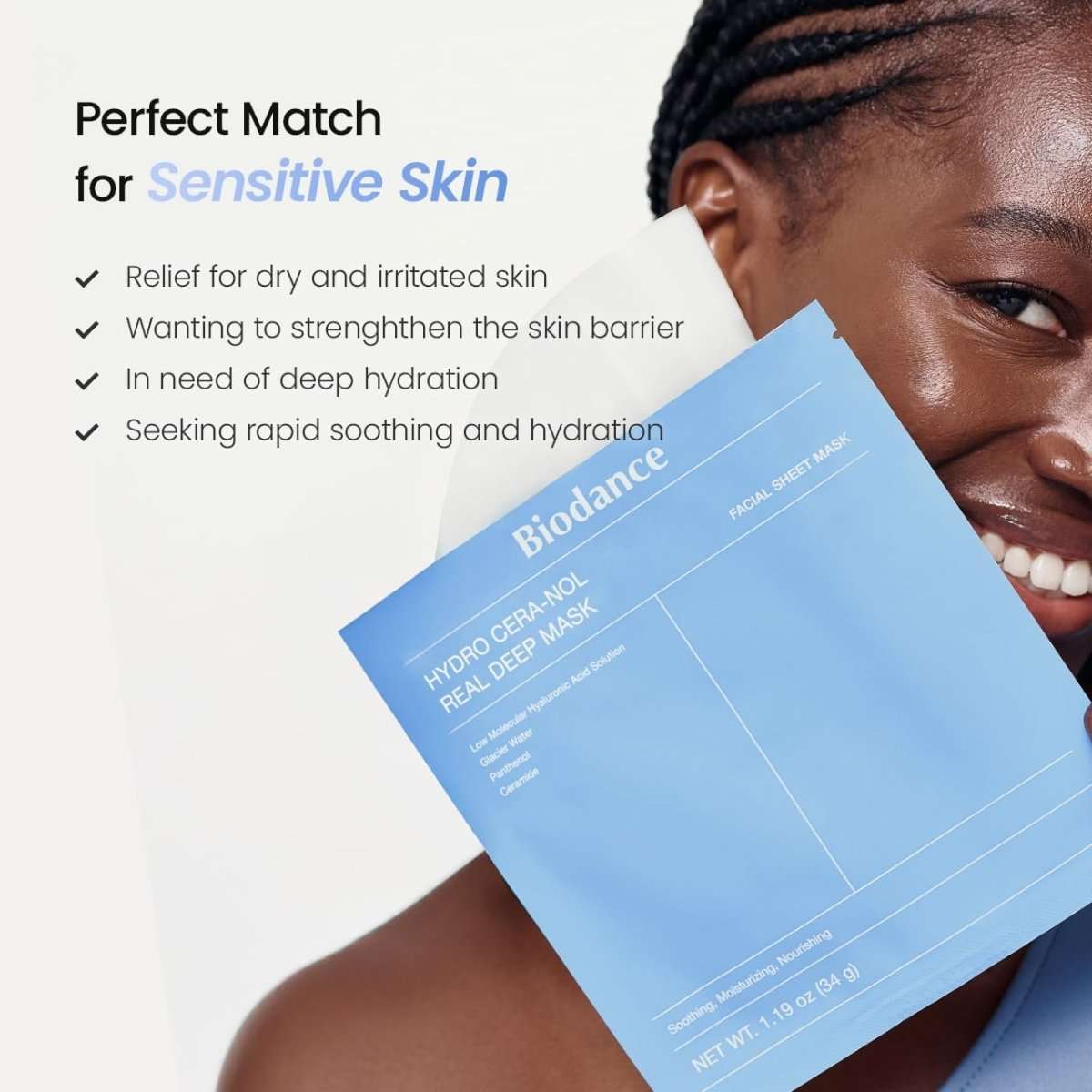 Biodance Hydro Cera-nol Real Deep Mask Lakinza K-beauty