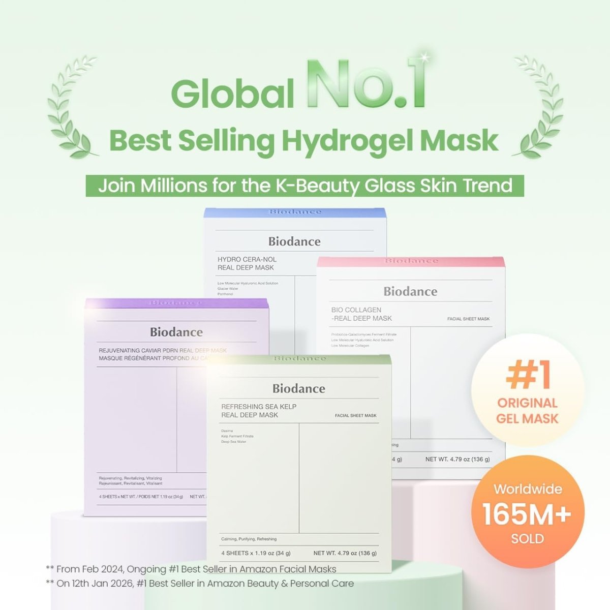 Biodance Refreshing Sea Kelp Real Deep Mask 34g | Lakinza K - beauty Canada
