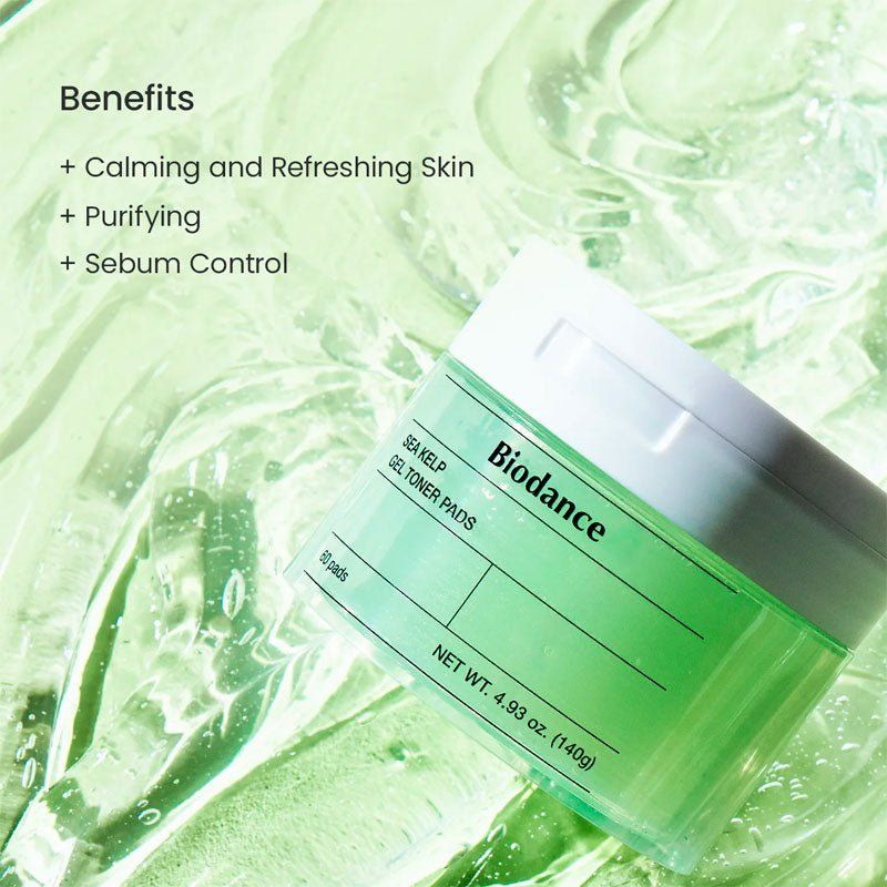 Biodance Sea Kelp Gel Toner Pad 140g / 60pads Lakinza K-beauty