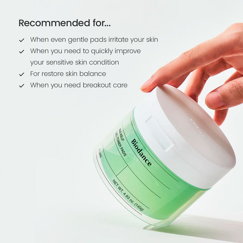 Biodance Sea Kelp Gel Toner Pad 140g / 60pads Lakinza K-beauty