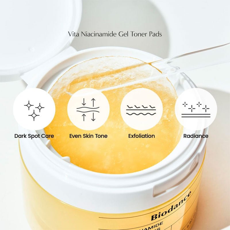 Biodance Vita Niacinamide Gel Toner Pad 140g / 60pads | Lakinza K - beauty Canada