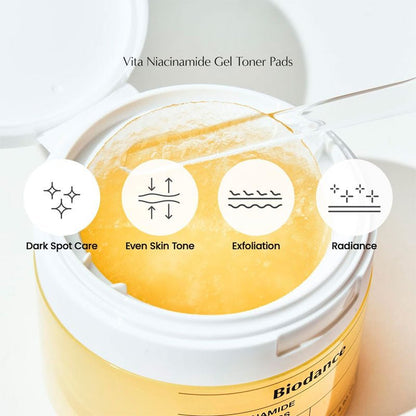 Biodance Vita Niacinamide Gel Toner Pad 140g / 60pads | Lakinza K - beauty Canada
