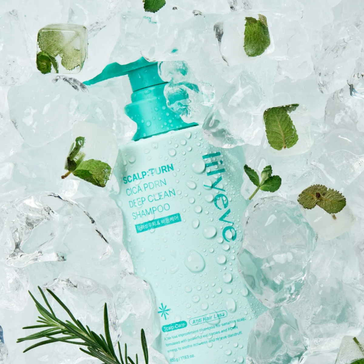 Lilyeve Scalp:Turn Cica PDRN Deep Clean Shampoo 500ml-3