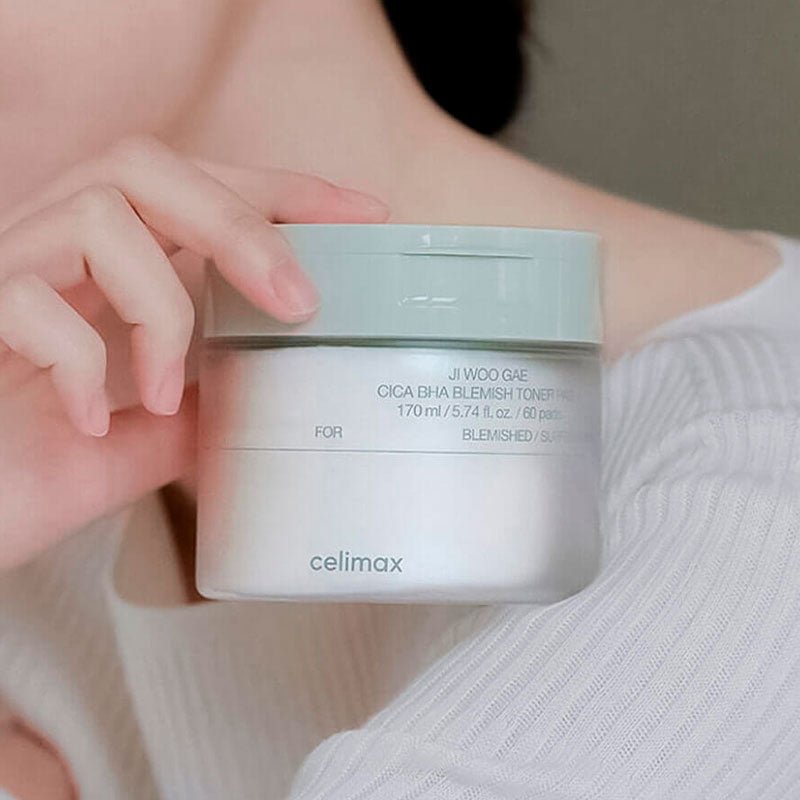 Celimax Ji Woo Gae Cica BHA Blemish Pad 170ml / 60pads Lakinza K-beauty