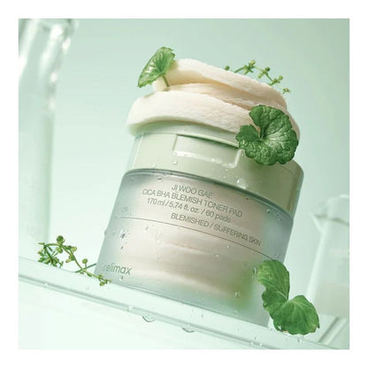 Celimax Ji Woo Gae Cica BHA Blemish Pad 170ml / 60pads | Lakinza K - beauty Canada