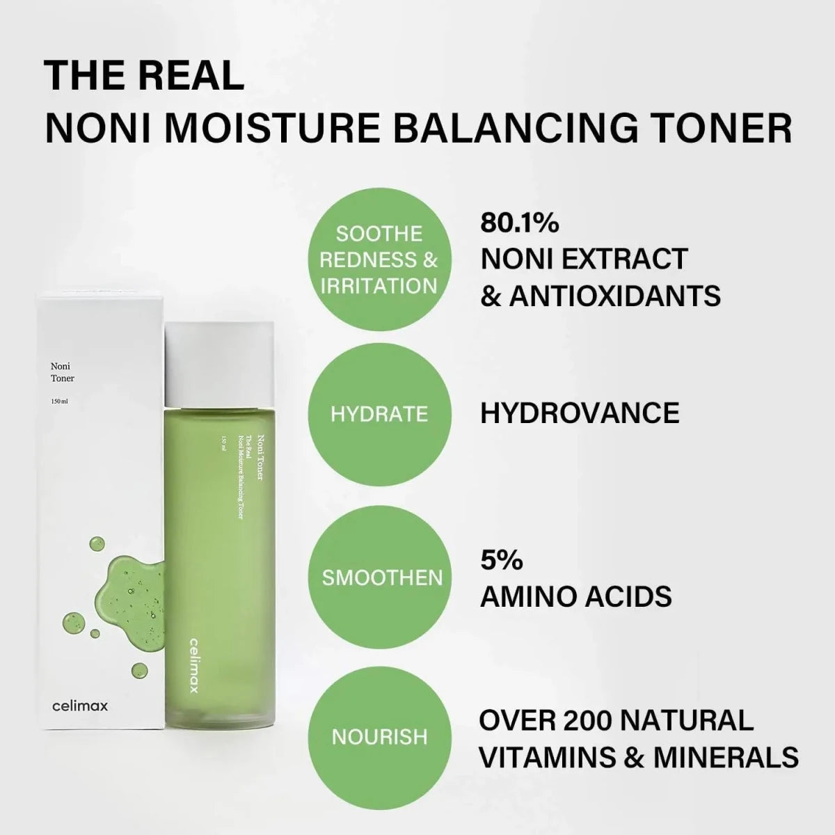 Celimax Noni Moisture Balancing Toner 150ml | Lakinza K - beauty Canada