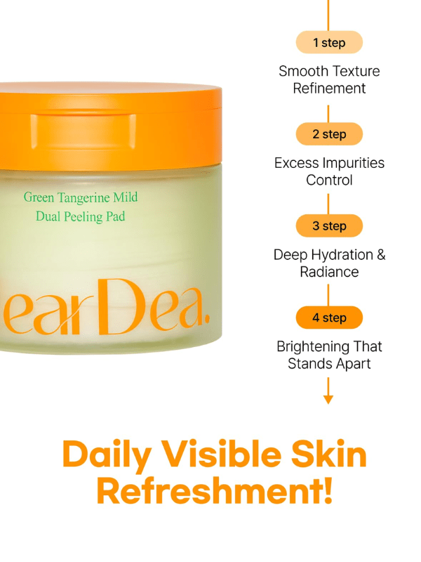 ClearDea Mild Dual Peeling Pad 140ml / 50 pads | Lakinza K - beauty Canada