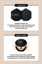 Clio Kill Cover Fixer Cushion + Refill 15g Lakinza K-beauty