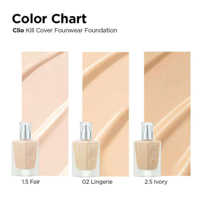 Clio Kill Cover Founwear Foundation 38g Lakinza K-beauty