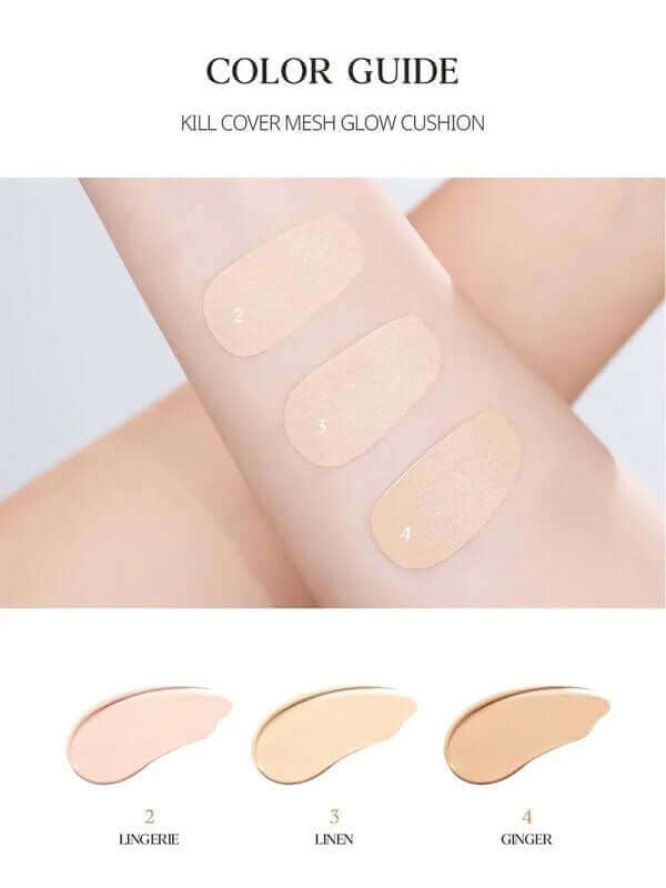 Clio Kill Cover Mesh Glow Cushion + Refill 15g K - beauty Canada