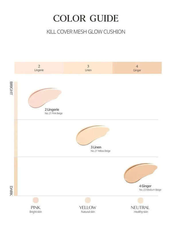 Clio Kill Cover Mesh Glow Cushion + Refill 15g Lakinza K-beauty