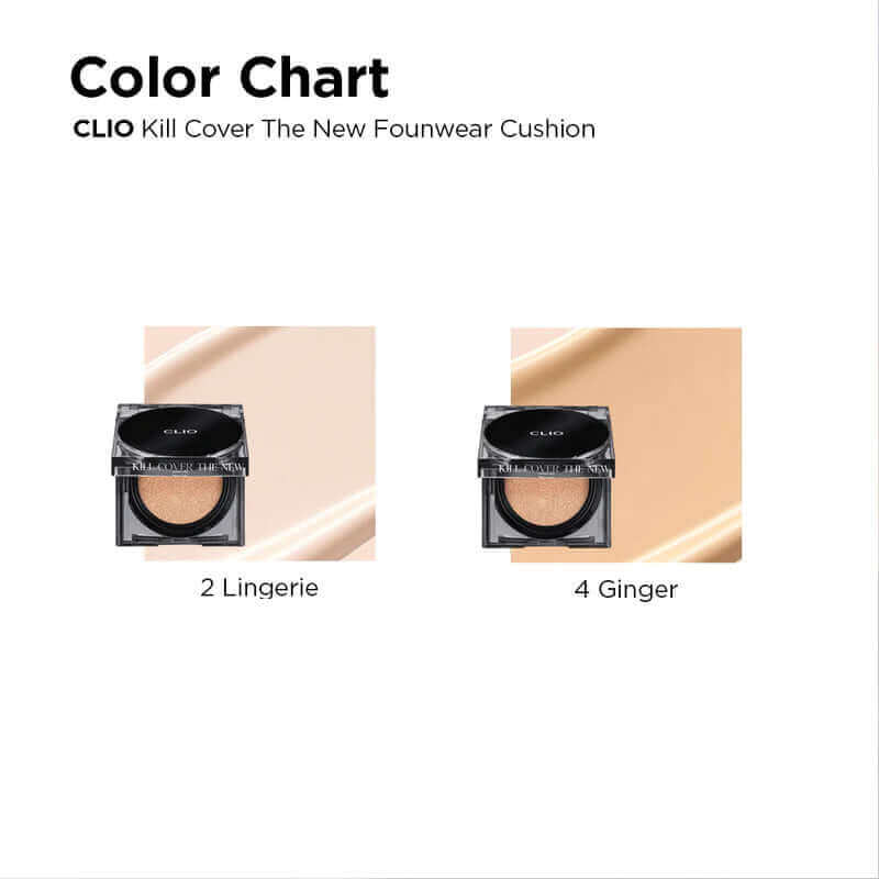 Clio Kill Cover The New Founwear Cushion + Refill 15g Korean Skincare