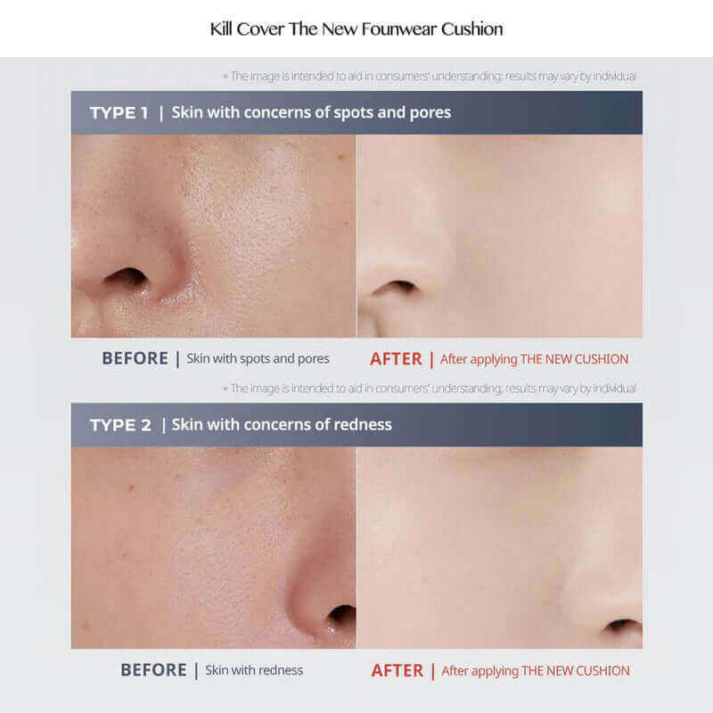 Clio Kill Cover The New Founwear Cushion + Refill 15g Korean Skincare